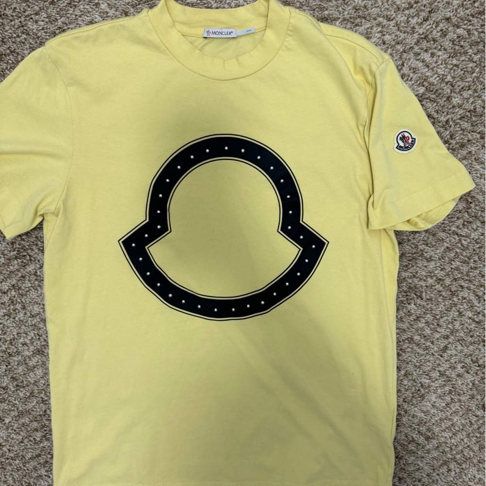 Moncler rhinestone t-shirt.